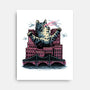 Attack Of The Furry Beast-None-Stretched-Canvas-glitchygorilla