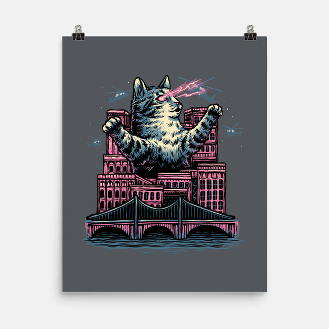 Attack Of The Furry Beast-None-Matte-Poster-glitchygorilla