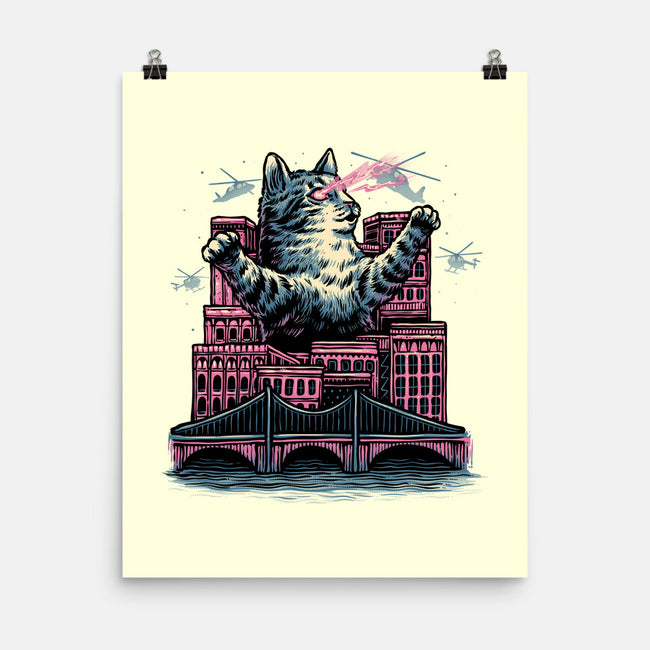 Attack Of The Furry Beast-None-Matte-Poster-glitchygorilla