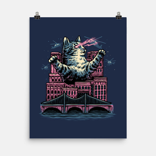 Attack Of The Furry Beast-None-Matte-Poster-glitchygorilla