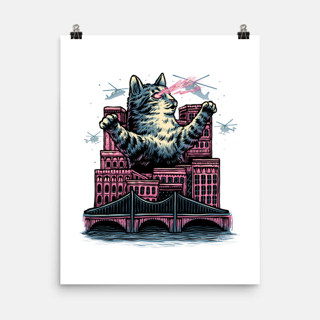Attack Of The Furry Beast-None-Matte-Poster-glitchygorilla