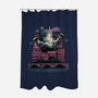 Attack Of The Furry Beast-None-Polyester-Shower Curtain-glitchygorilla