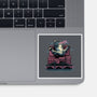Attack Of The Furry Beast-None-Glossy-Sticker-glitchygorilla