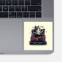 Attack Of The Furry Beast-None-Glossy-Sticker-glitchygorilla