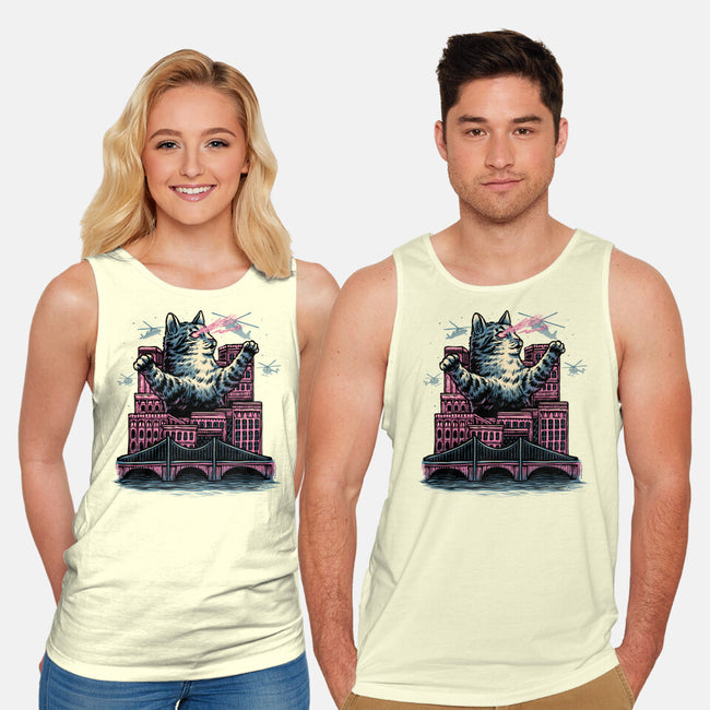Attack Of The Furry Beast-Unisex-Basic-Tank-glitchygorilla