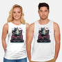 Attack Of The Furry Beast-Unisex-Basic-Tank-glitchygorilla