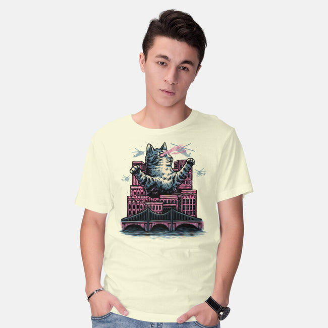 Attack Of The Furry Beast-Mens-Basic-Tee-glitchygorilla