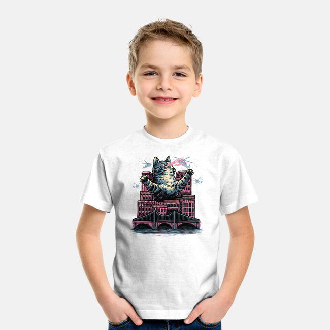 Attack Of The Furry Beast-Youth-Basic-Tee-glitchygorilla