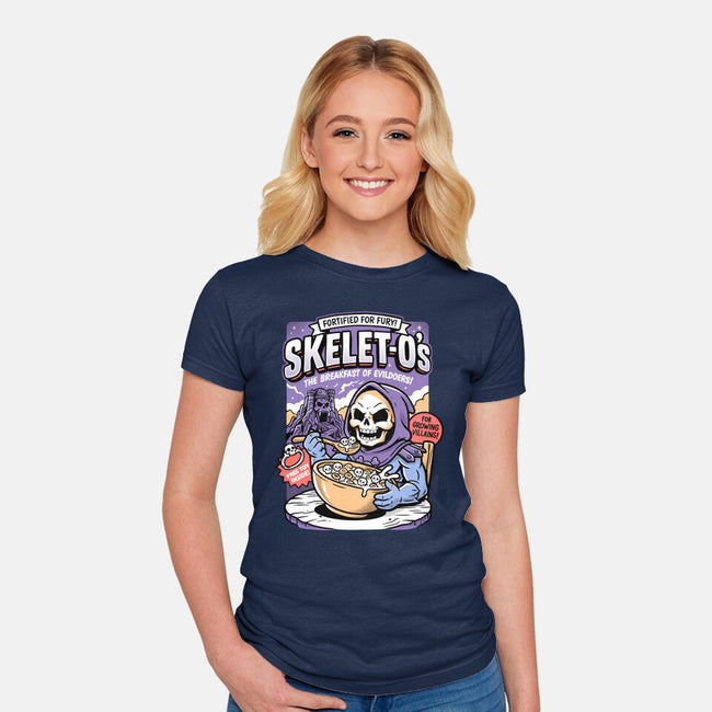 Evildoer's Breakfast-Womens-Fitted-Tee-P1yu5h