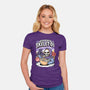 Evildoer's Breakfast-Womens-Fitted-Tee-P1yu5h