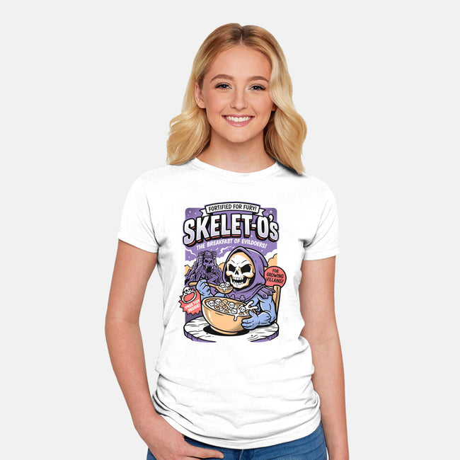 Evildoer's Breakfast-Womens-Fitted-Tee-P1yu5h