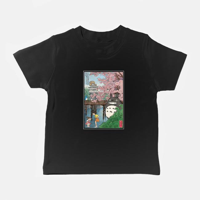 Castles And Cherry Blossoms-Baby-Basic-Tee-DrMonekers