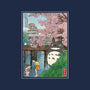Castles And Cherry Blossoms-None-Basic Tote-Bag-DrMonekers
