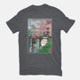 Castles And Cherry Blossoms-Mens-Heavyweight-Tee-DrMonekers