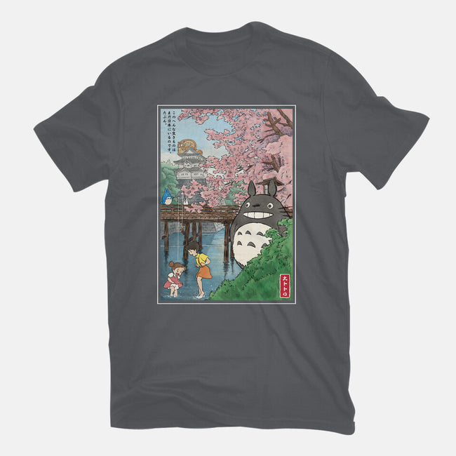 Castles And Cherry Blossoms-Unisex-Basic-Tee-DrMonekers