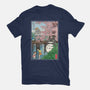 Castles And Cherry Blossoms-Mens-Heavyweight-Tee-DrMonekers