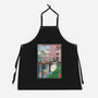 Castles And Cherry Blossoms-Unisex-Kitchen-Apron-DrMonekers