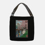 Castles And Cherry Blossoms-None-Adjustable Tote-Bag-DrMonekers