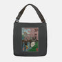 Castles And Cherry Blossoms-None-Adjustable Tote-Bag-DrMonekers