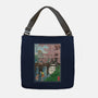 Castles And Cherry Blossoms-None-Adjustable Tote-Bag-DrMonekers