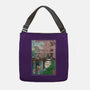 Castles And Cherry Blossoms-None-Adjustable Tote-Bag-DrMonekers