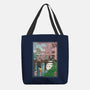 Castles And Cherry Blossoms-None-Basic Tote-Bag-DrMonekers