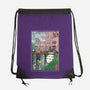 Castles And Cherry Blossoms-None-Drawstring-Bag-DrMonekers