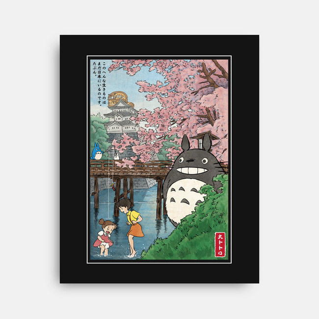 Castles And Cherry Blossoms-None-Stretched-Canvas-DrMonekers