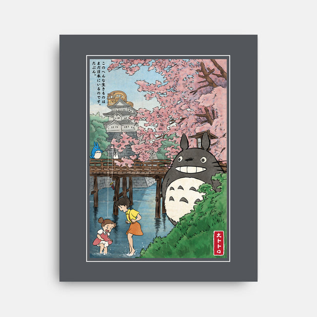 Castles And Cherry Blossoms-None-Stretched-Canvas-DrMonekers