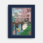 Castles And Cherry Blossoms-None-Stretched-Canvas-DrMonekers