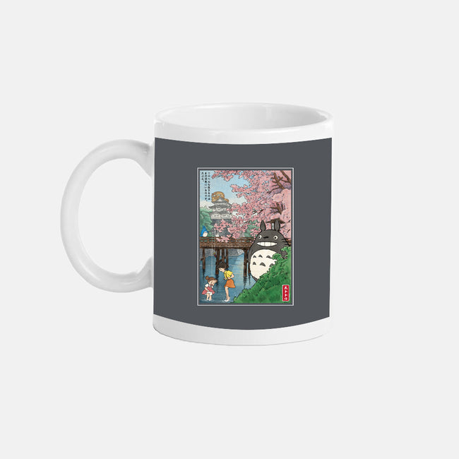 Castles And Cherry Blossoms-None-Mug-Drinkware-DrMonekers