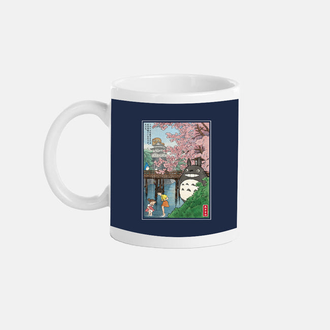 Castles And Cherry Blossoms-None-Mug-Drinkware-DrMonekers