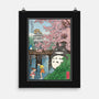 Castles And Cherry Blossoms-None-Matte-Poster-DrMonekers