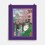 Castles And Cherry Blossoms-None-Matte-Poster-DrMonekers