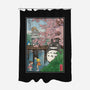 Castles And Cherry Blossoms-None-Polyester-Shower Curtain-DrMonekers