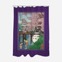 Castles And Cherry Blossoms-None-Polyester-Shower Curtain-DrMonekers