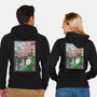 Castles And Cherry Blossoms-Unisex-Zip-Up-Sweatshirt-DrMonekers