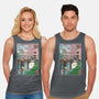 Castles And Cherry Blossoms-Unisex-Basic-Tank-DrMonekers