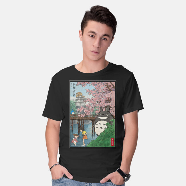 Castles And Cherry Blossoms-Mens-Basic-Tee-DrMonekers