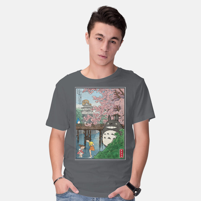 Castles And Cherry Blossoms-Mens-Basic-Tee-DrMonekers
