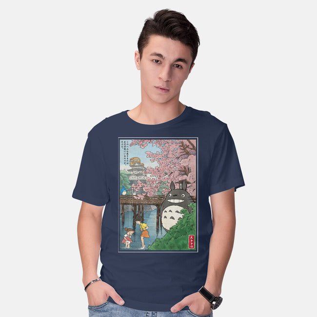Castles And Cherry Blossoms-Mens-Basic-Tee-DrMonekers