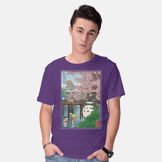 Castles And Cherry Blossoms-Mens-Basic-Tee-DrMonekers