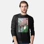 Castles And Cherry Blossoms-Mens-Long Sleeved-Tee-DrMonekers