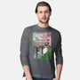 Castles And Cherry Blossoms-Mens-Long Sleeved-Tee-DrMonekers