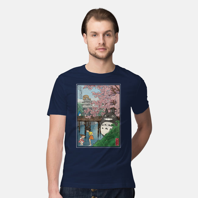 Castles And Cherry Blossoms-Mens-Premium-Tee-DrMonekers
