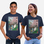 Castles And Cherry Blossoms-Unisex-Basic-Tee-DrMonekers