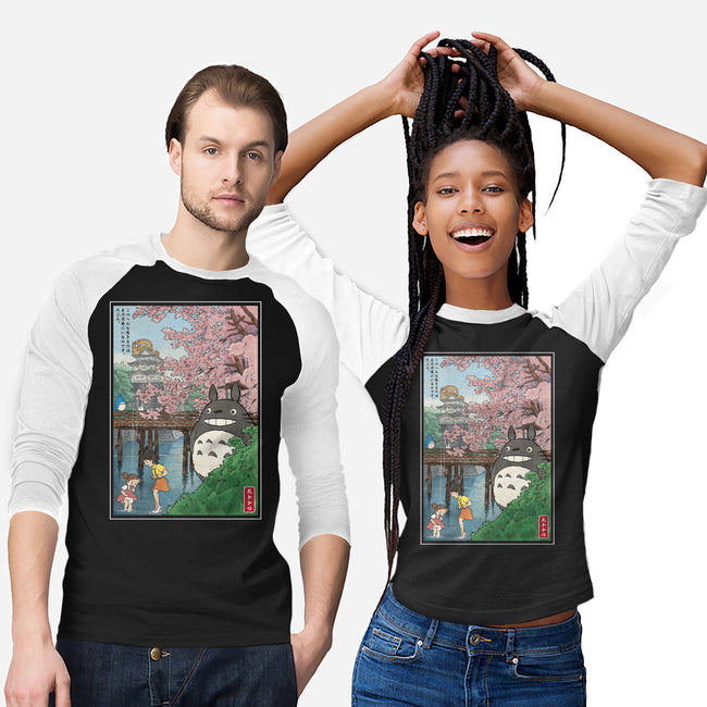 Castles And Cherry Blossoms-Unisex-Baseball-Tee-DrMonekers