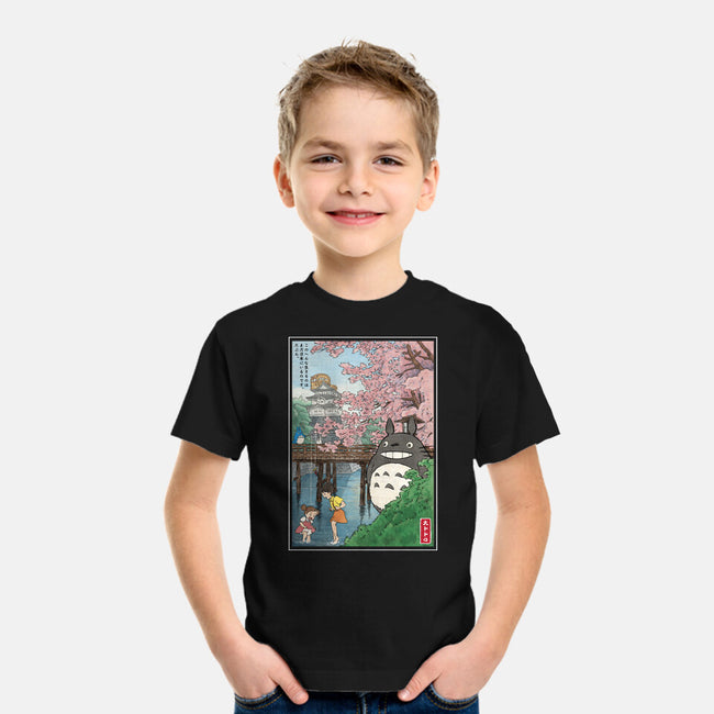 Castles And Cherry Blossoms-Youth-Basic-Tee-DrMonekers