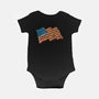 American Flag Freedom Impressionist-Baby-Basic-Onesie-tobefonseca