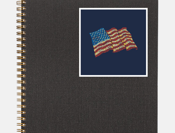 American Flag Freedom Impressionist